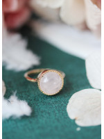 Bague Roma Quartz Rose