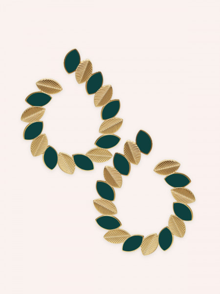 Boucles d'oreilles Oh Ma 1 Vert Forêt