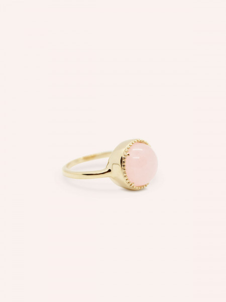 Bague Roma Quartz Rose