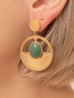 Boucle d'oreilles Chris Aventurine