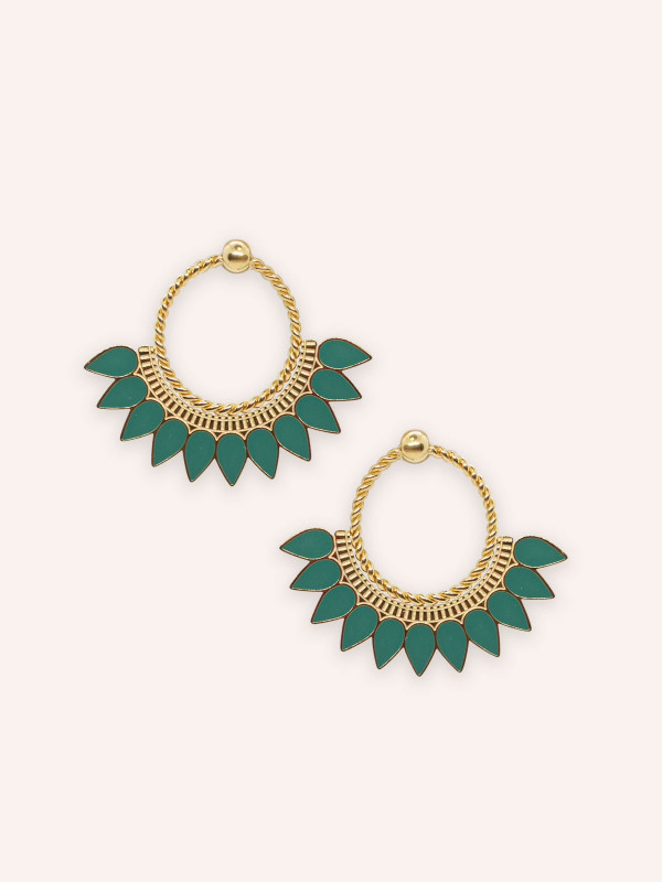 Boucles d'oreilles Sunrise Vert