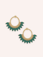 Boucles d'oreilles Sunrise Vert