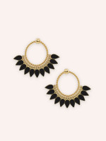 Boucles d'oreilles Sunrise Noir