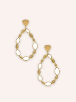 Boucles d'oreilles Ella Blanc