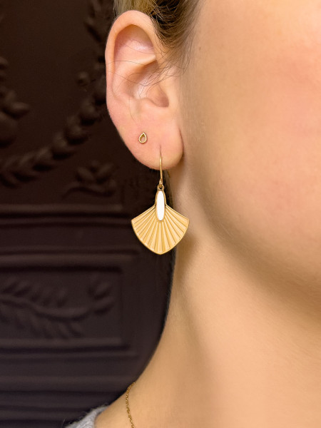 Boucles d'oreilles Yaelle Blanc