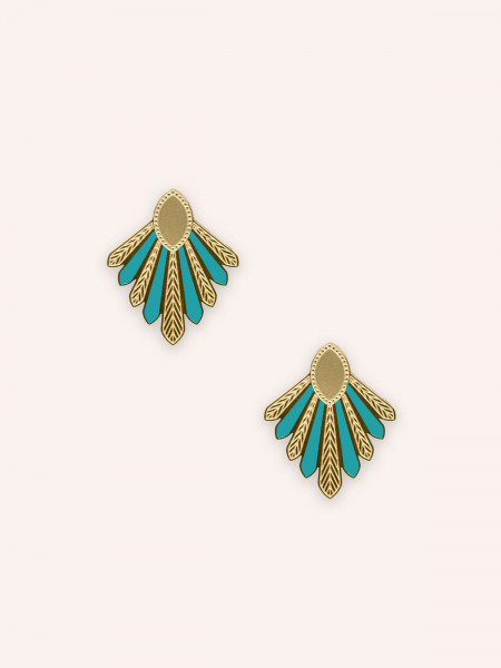 Boucles d'oreilles Nayati Turquoise