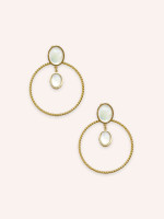 Boucles d'oreilles Luna Nacre