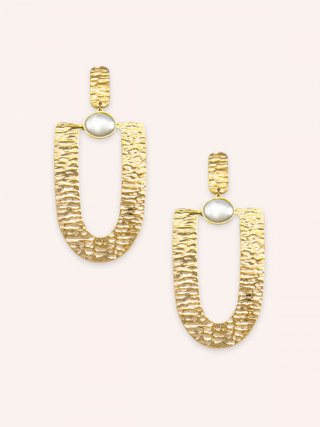 Boucles d'oreilles Arena Nacre