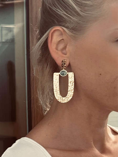 Boucles d'oreilles Arena Turquoise Africaine