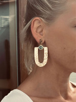 Boucles d'oreilles Arena Turquoise Africaine