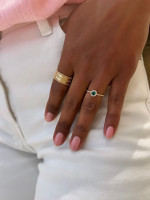 Bague Madras verte