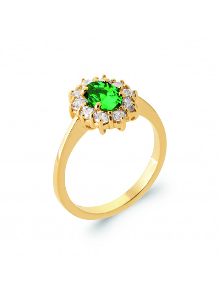 Bague Madrid Vert Emeraude