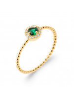 Bague Madras verte