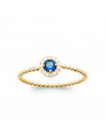 Bague Madras BLEUE