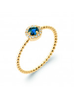 Bague Madras BLEUE