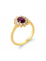 Bague Madrid Rouge
