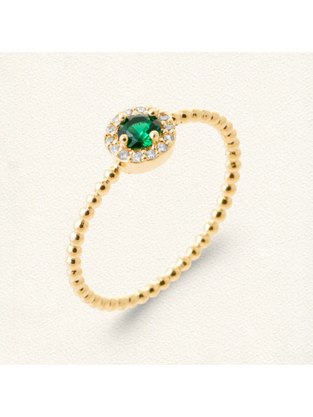 Bague Madras verte