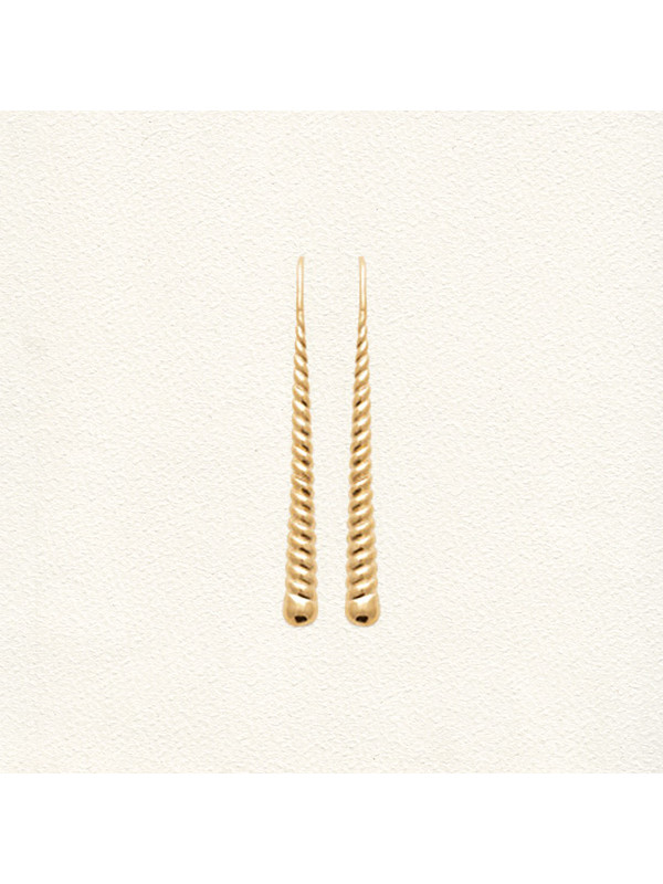 Boucles d'oreilles Loon torsadées