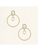 Boucles d'oreilles Luna Nacre