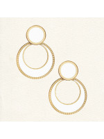 Boucles d'oreilles Jane Blanc