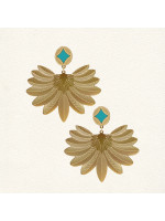 Boucles d'oreilles Pamela Turquoise