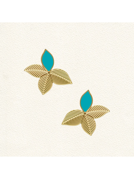 Boucles d'oreilles Joie Lagon