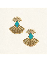 Boucles d'oreilles Luce Turquoise