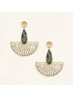 Boucles d'oreilles Arena Turquoise Africaine