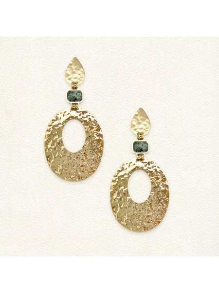 Boucles d'oreilles Aurélia Turquoise Africaine