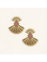 Boucles d'oreilles Luce Rose
