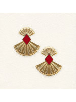Boucles d'oreilles Luce Blanc