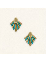 Boucles d'oreilles Nayati Turquoise