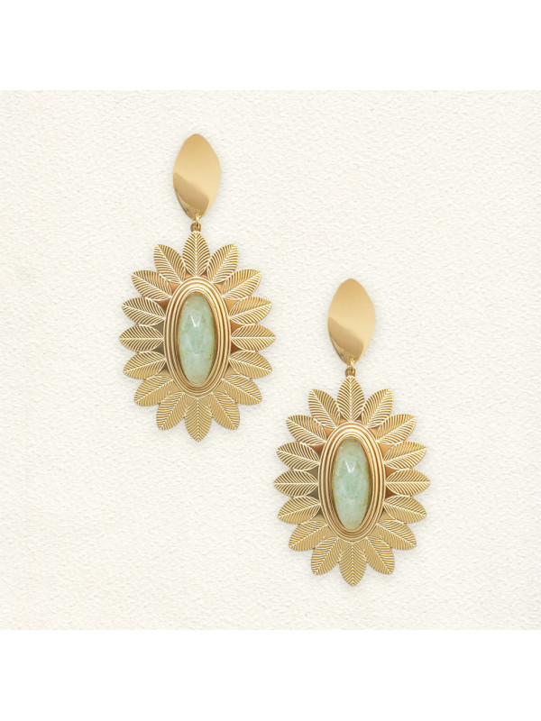 Boucles d'oreilles Joyce Aventurine