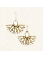 Boucles d'oreilles Ming Blanc