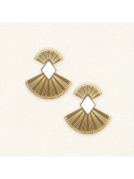Boucles d'oreilles Luce Blanc