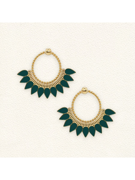 Boucles d'oreilles Sunrise Forêt