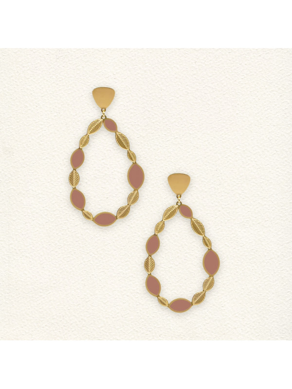 Boucles d'oreilles Ella Noir