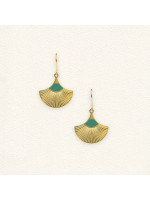 Boucles d'oreilles Jasmine Vert Sapin