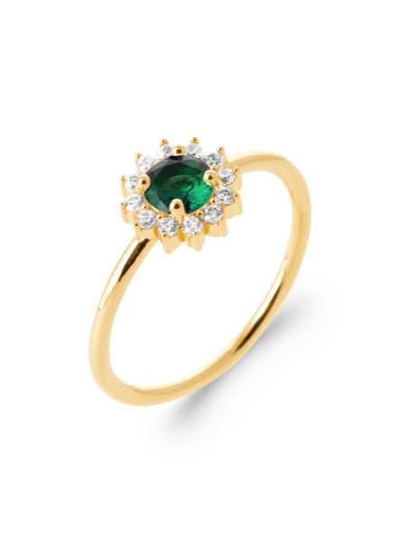 Bague Jodie Verte