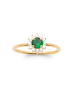 Bague Jodie Verte