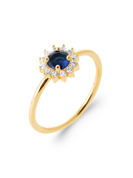 Bague Jodie Bleue